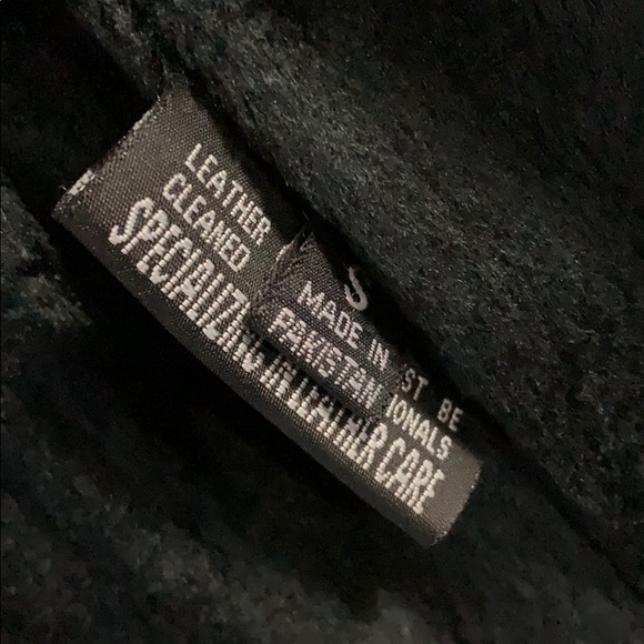 Women’s Motorcycle black leather jacket NWT - Picture 4 of 5